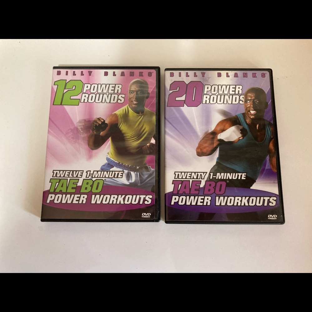 Billy Blanks Tae Bo Power Rounds DVD’s (2)